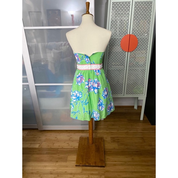 Lilly Pulitzer Langley Green Beaded Waist Dress - Picture 2 of 7